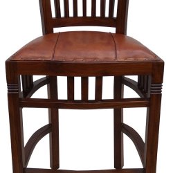 1938 Bar Chair Real Leather Java