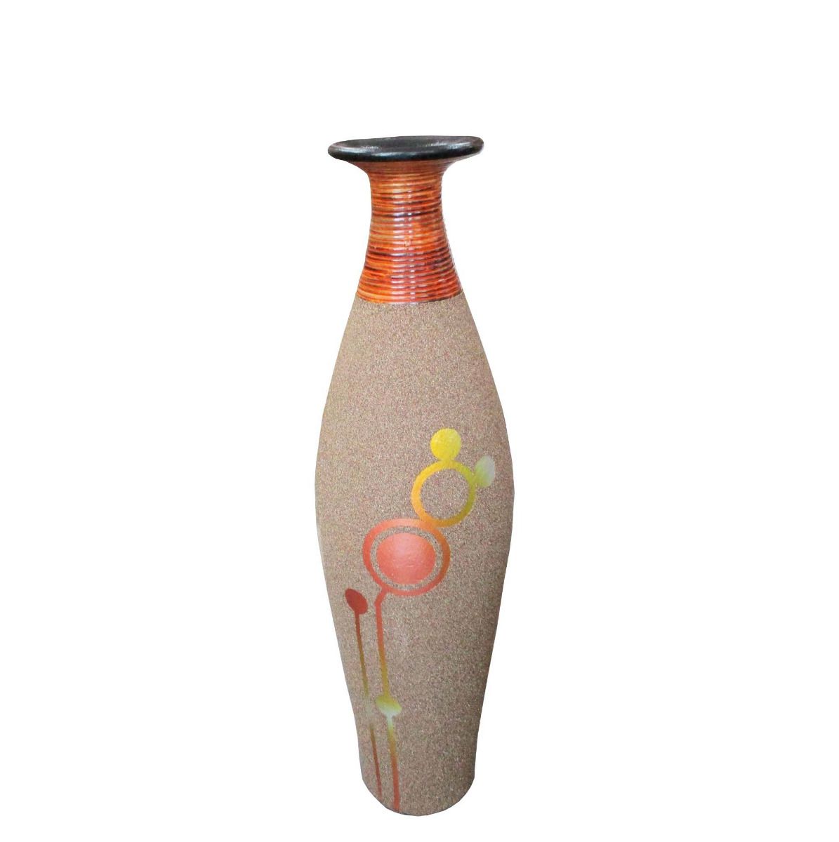 15280 Ceramic Vase Sand H 80