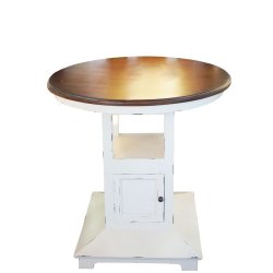 1702 End Table 70/70 BW