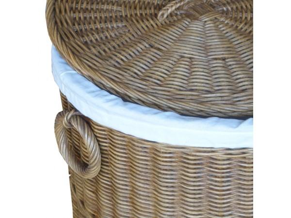 2098 Laundry Basket Rattan Mini