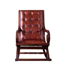2730 Chair Leather Swinging Colonial